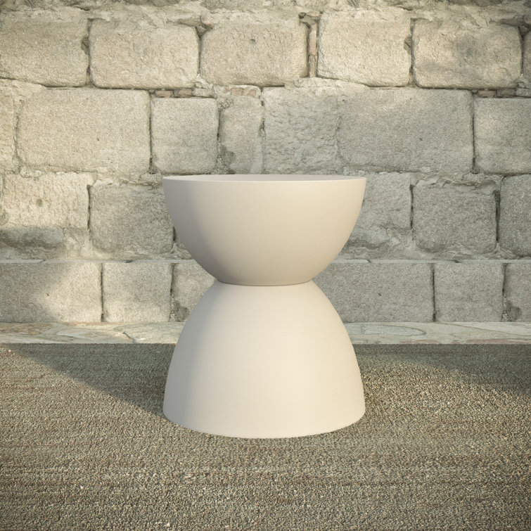 AllModern Rosella Concrete Outdoor Side Table Wayfair Canada